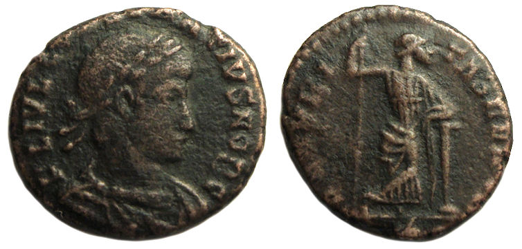 Constantius II Ae4 : SECVRITAS REIPVB : Scarce Type - Click Image to Close